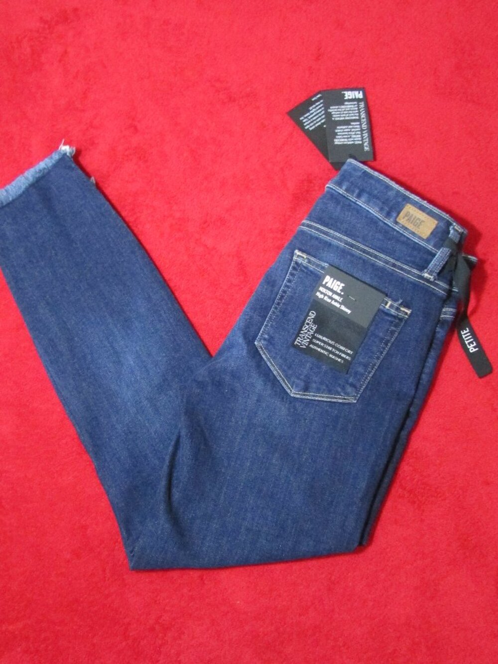 Paige Hoxton Ankle High Rise Ankle Skinny Jeans Transcend Vintage
